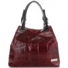 GEANȚĂ DIN PIELE shopper bag Vittoria Gotti vișiniu V692754